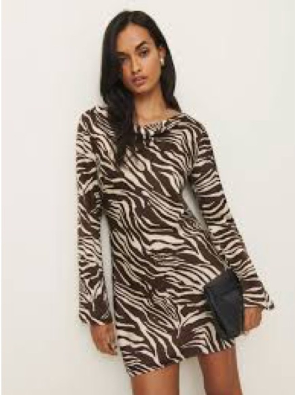 Reformation Pike satin mini dress